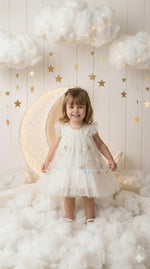 Vestido Vila Lele Jardim das Borboletas Baby Liz Off