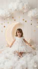 Vestido Vila Lele Jardim das Borboletas Baby Liz Off