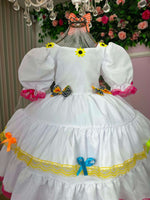 Vestido Junino Banana Club Luxo Noivinha