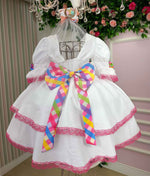 Vestido Junino Banana Club Luxo Noivinha