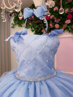 Vestido Marie Mariely Azul Bebe