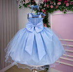 Vestido Marie Mariely Azul Bebe