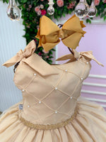Vestido Marie Mariely Dourado