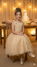 Vestido Marie Mariely Dourado