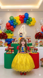 Vestido Marie Temático Realeza Princesa Maça