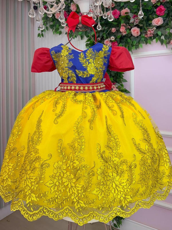 Vestido Marie Temático Realeza Princesa Maça