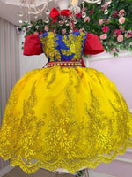 Vestido Marie Temático Realeza Princesa Maça