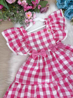 Vestido Banana Club Aline Xadrez