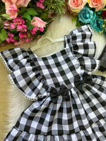 Vestido Banana Club Aline Xadrez Mãe e Filha