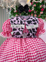 Vestido Junino Banana Club Encanto da Vaquinha - Boiadeira