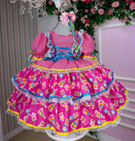Vestido Bella Child Junino Quermesse Chique