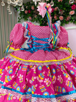 Vestido Bella Child Junino Quermesse Chique