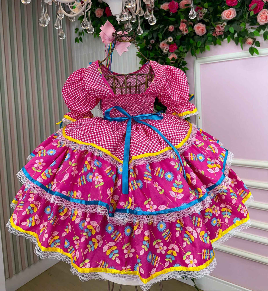 Vestido Bella Child Junino Quermesse Chique