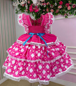 Vestido Bella Child Junino Quermesse do Coração