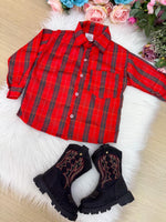 Camisa Xadrez Junina Noah Vermelho