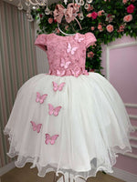 Vestido Juvenil - Midi Vila Lele Sabrina + Saiote