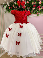 Vestido Juvenil - Midi Vila Lele Sabrina + Saiote
