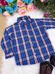 Camisa Junina Xadrez Zion Azul