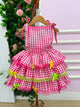 Vestido Banana Club Luxo Arraia do Chamego Pink