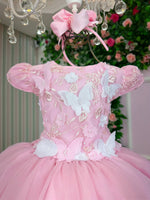 Vestido Marie Jardim Encantado Mel + Saiote