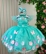 Vestido Marie Jardim Encantado Isis Luxinho