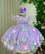 Vestido Marie Jardim Encantado Isis Luxinho