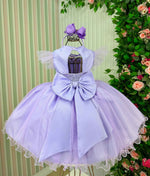 Vestido Marie Jardim Encantado Isis Luxinho + Saiote