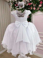 Vestido Juvenil - Midi Vila Lele Sabrina Daminha/Florista + Saiote