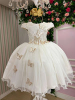 Vestido Juvenil - Midi Vila Lele Sabrina Daminha/Florista