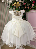 Vestido Juvenil - Midi Vila Lele Sabrina Daminha/Florista