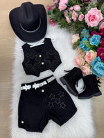 Conjunto Blogueirinha Boiadeira Estrelada