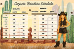 Conjunto Blogueirinha Boiadeira Estrelada