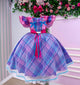 Vestido Marie Junino Quermesse do Interior Lilas