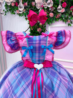 Vestido Marie Junino Quermesse do Interior Lilas