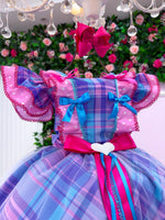 Vestido Marie Junino Quermesse do Interior Lilas