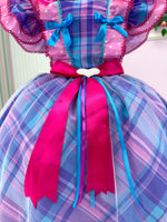 Vestido Marie Junino Quermesse do Interior Lilas