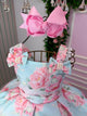 Vestido Mini Miss Florido + Saiote