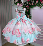 Vestido Mini Miss Florido + Saiote