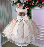 Vestido Mini Miss Florido + Saiote