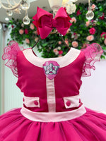 Vestido Mini Miss Temático Esquadrão Canino