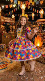 Vestido Marie Junino Coração Caipira