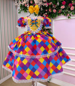 Vestido Marie Junino Coração Caipira