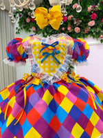 Vestido Marie Junino Coração Caipira
