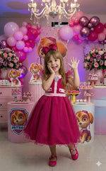 Vestido Mini Miss Temático Esquadrão Canino