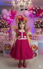 Vestido Mini Miss Temático Esquadrão Canino