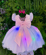 Vestido Tematicos Ysa Kids Lilo Stitch com Led  + Saiote