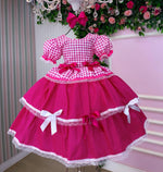 Vestido Junino Mimadine Luxo Stefanny Pink