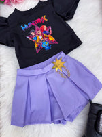 Conjunto Blogueirinha Temático Guerreiras Musical