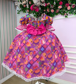 Vestido Marie Junino Luxo Luz da Fogueira