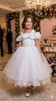 Vestido Bella Infantil Martina Branco